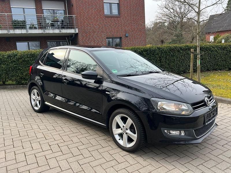 Gebraucht VW Polo Match 69 PS (50 kW) 2012 Schwarz Kleinwagen