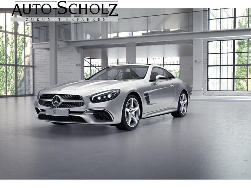 Silber Gebraucht 2020 Mercedes SL400 AMG Cabrio | 55.890 € - Bild 1/3
