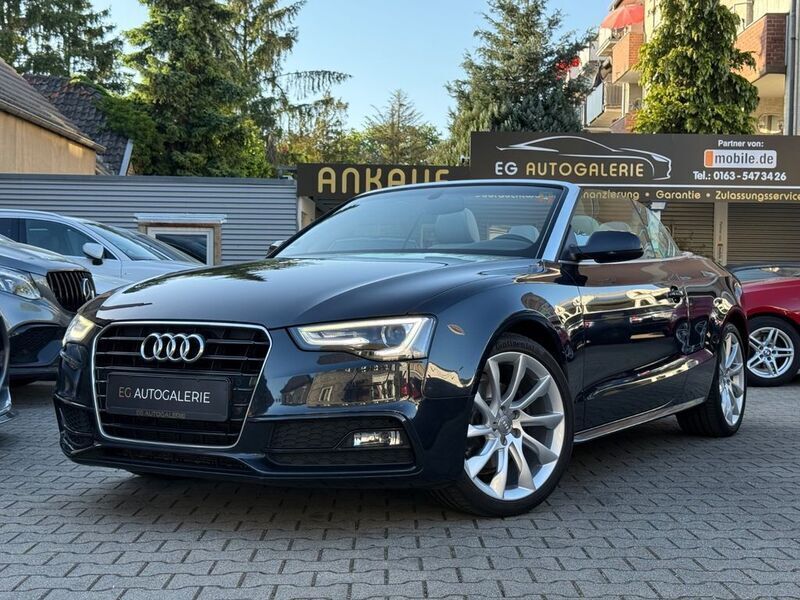 Blau Gebraucht 2014 Audi A5 Cabriolet S-Line Cabrio | 19.850 € (Fairer Preis) - Bild 1/4