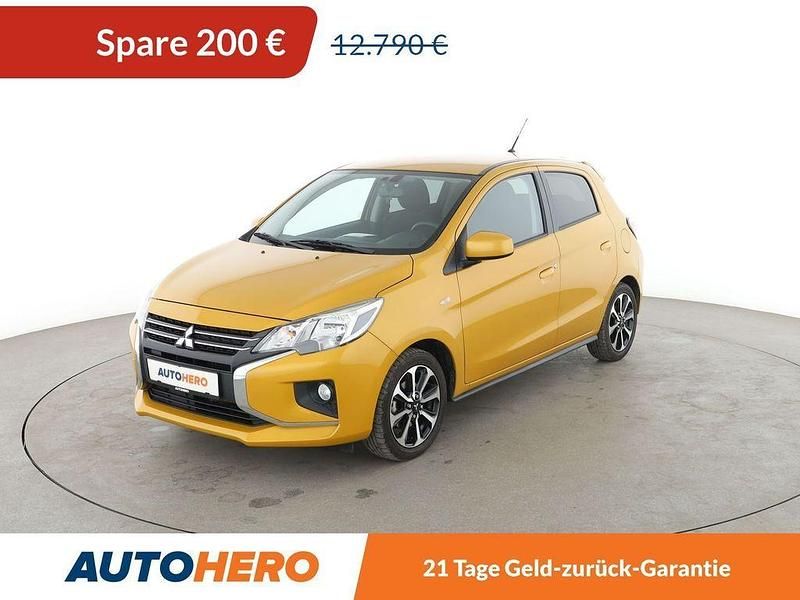 Gelb Gebraucht 2021 Mitsubishi Space Star Spirit+ Limousine | 12.590 € (Fairer Preis) - Bild 1/3