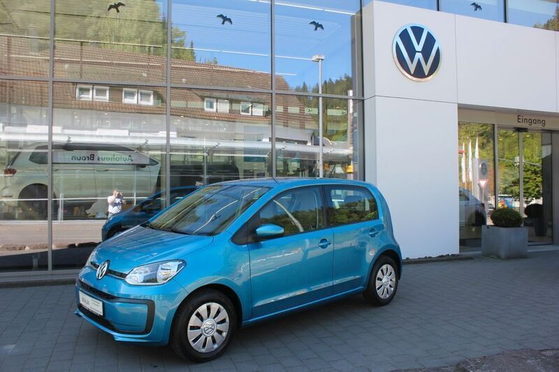Blau Gebraucht 2019 VW up! move up! Kleinwagen | 8.690 € (Fairer Preis) - Bild 1/4
