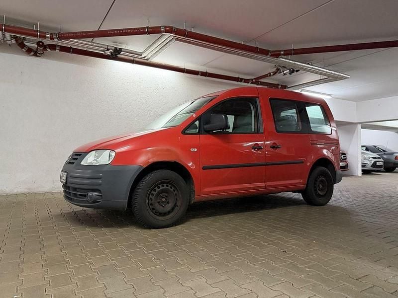 Rot Gebraucht 2005 VW Caddy Life Van / Kleinbus | 3.600 € (Fairer Preis) - Bild 1/4