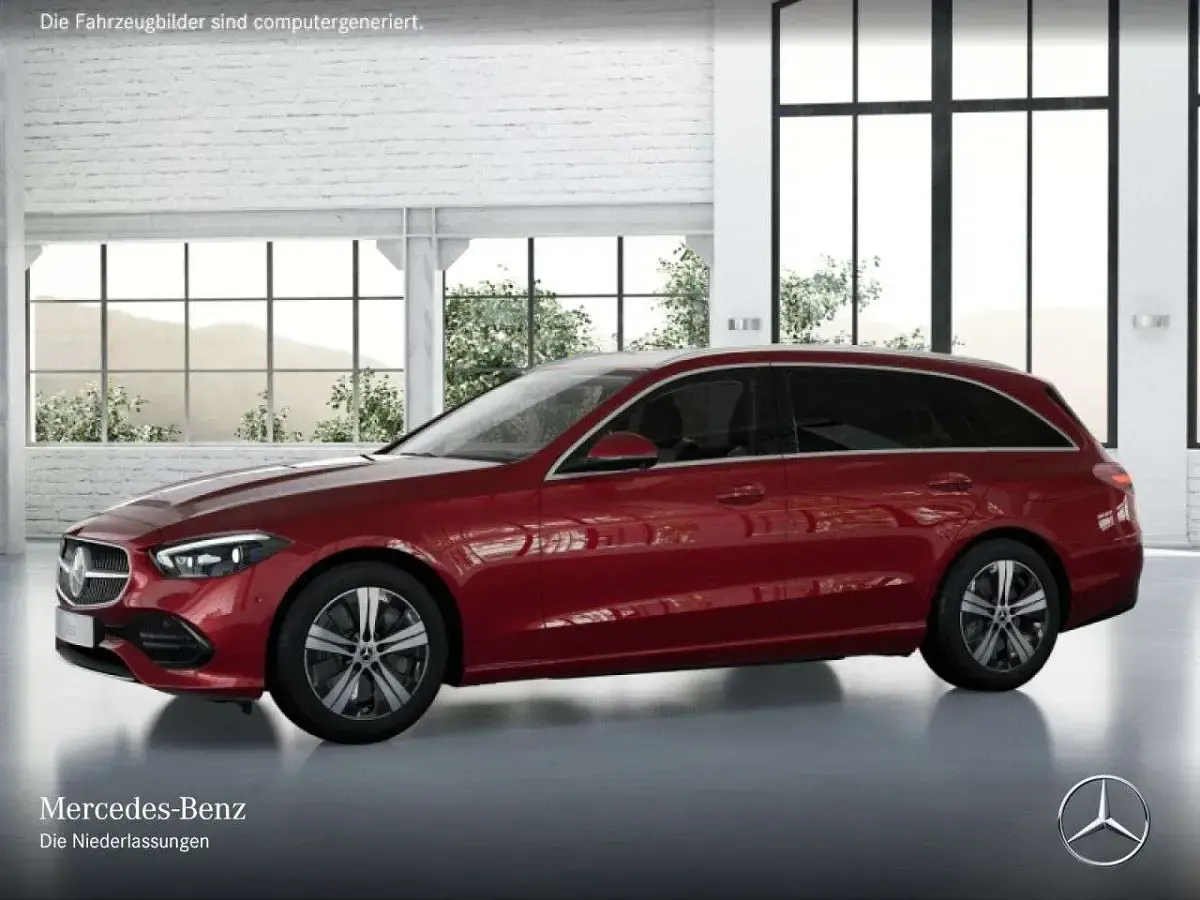 Gebraucht Mercedes C300e 204 PS (150 kW) 2023 Manufaktur patagonienrot Kombi