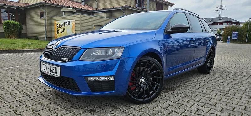 Gebraucht Skoda Octavia RS 211 PS (155 kW) 2015 Blau Kombi