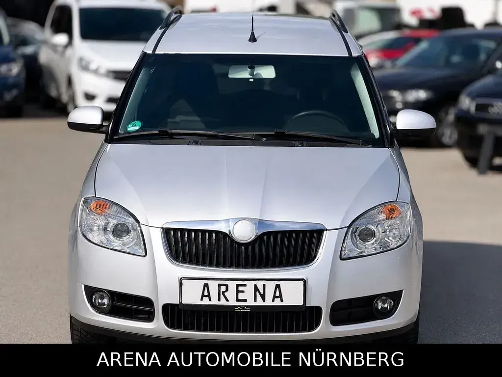 Gebraucht Skoda Roomster Comfort 105 PS (77 kW) 2007 Stribrna diamantova/diamantsil Van / Kleinbus
