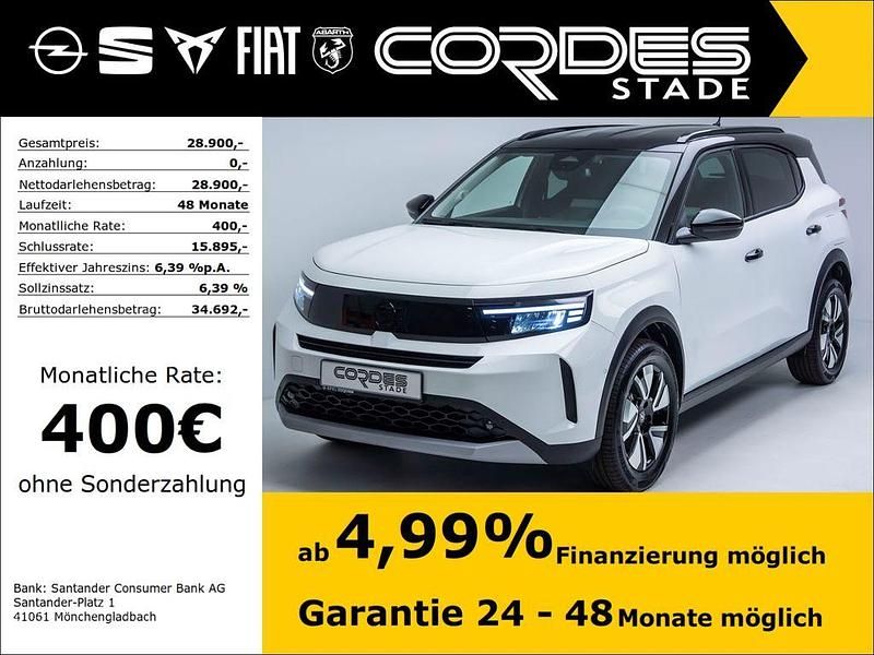 Weiss Neu 2025 Opel Frontera SUV | 28.900 € (Etwas zu teuer) - Bild 1/4