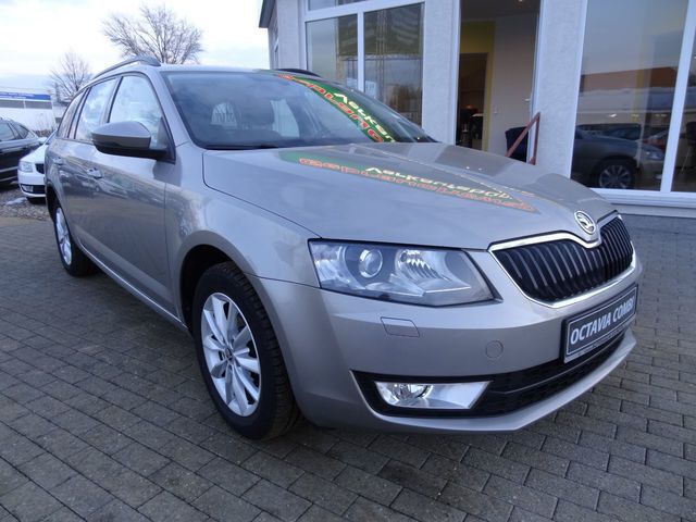 Beige metallic Gebraucht 2013 Skoda Octavia Ambition Kombi | 19.790 € - Bild 1/4