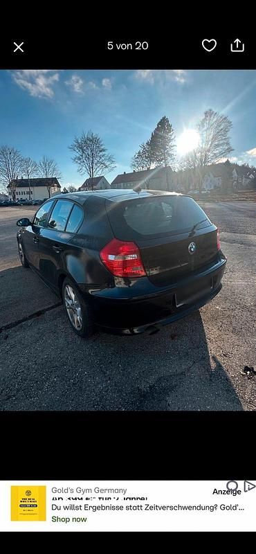 Gebraucht BMW 116 116 PS (85 kW) 2006 Schwarz Kleinwagen