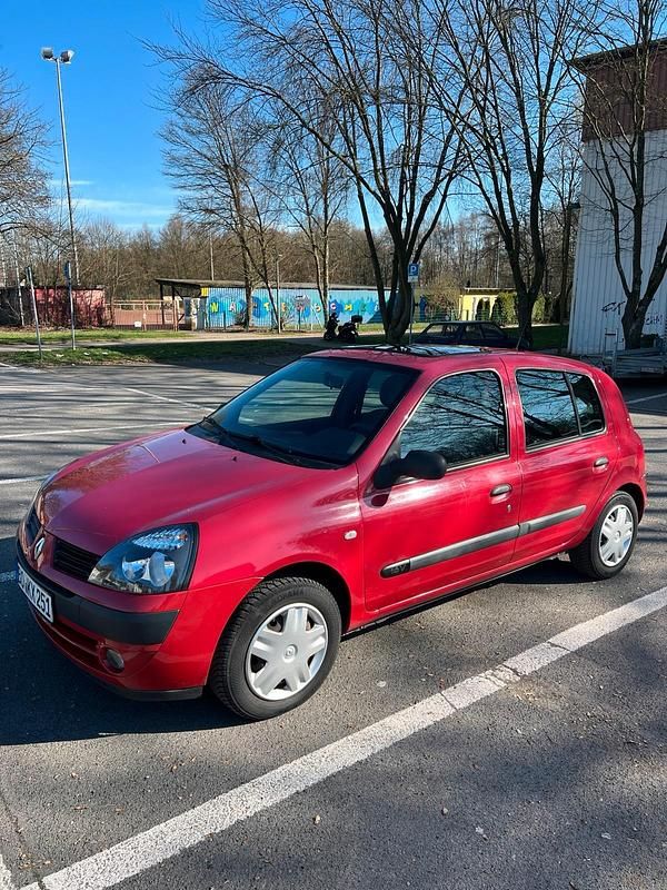 Gebraucht Renault Clio II 2004 Rot Kleinwagen
