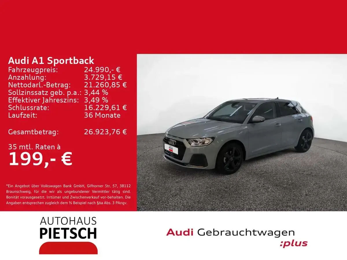 Gebraucht Audi A1 Advanced 116 PS (85 kW) 2025 Pfeilgrau perleffekt SUV