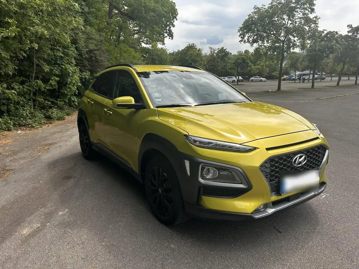Gebraucht Hyundai Kona Premium 177 PS (130 kW) 2020 Grün SUV