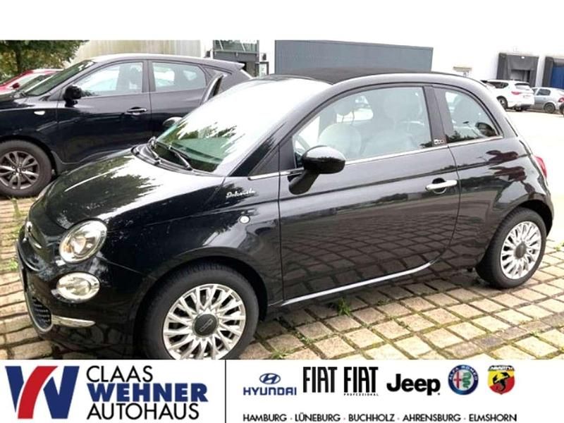 Vesuvio schwarz) (schwarz Gebraucht 2021 Fiat 500C Dolcevita Cabrio | 13.770 € (Fairer Preis) - Bild 1/4
