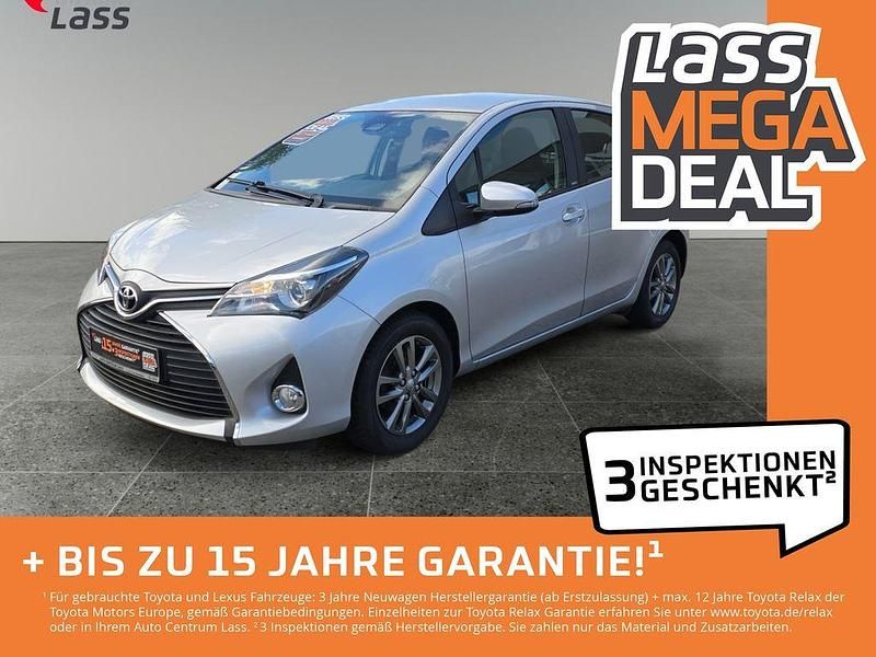 Silber Gebraucht 2016 Toyota Yaris Edition-S Kleinwagen | 8.980 € (Fairer Preis) - Bild 1/4