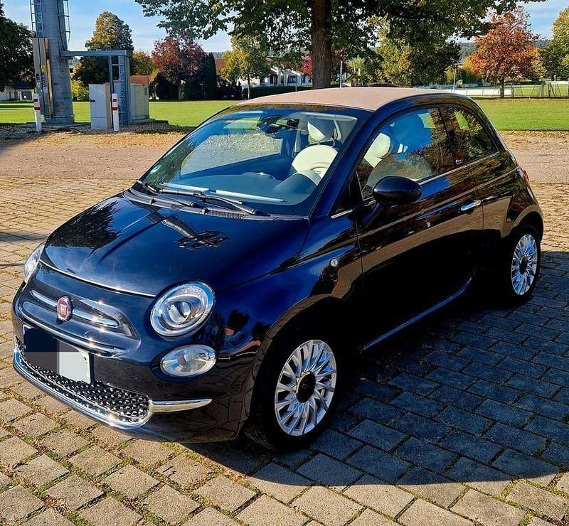 Schwarz Gebraucht 2018 Fiat 500C Lounge Cabrio | 9.799 € (Guter Preis) - Bild 1/4