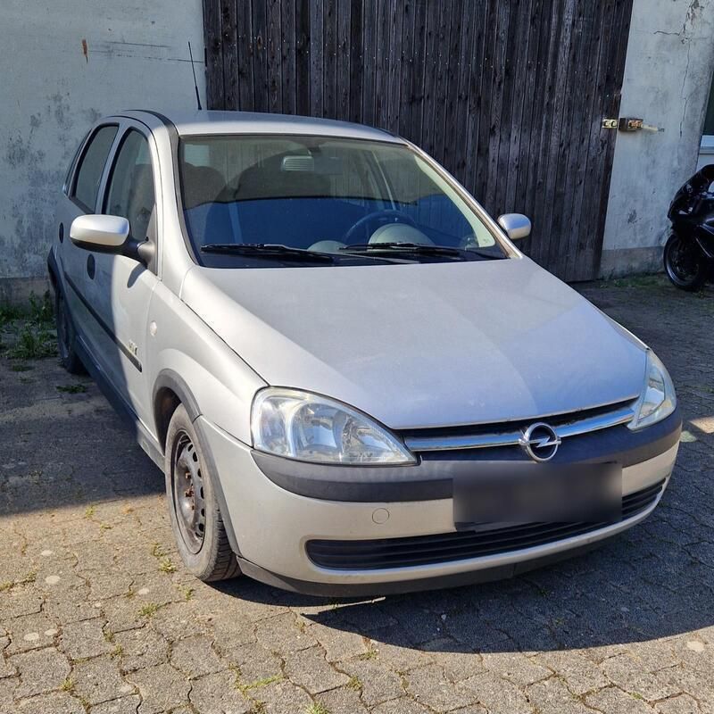 Silber Gebraucht 2003 Opel Corsa Kleinwagen | 350 € (Superpreis) - Bild 1/4