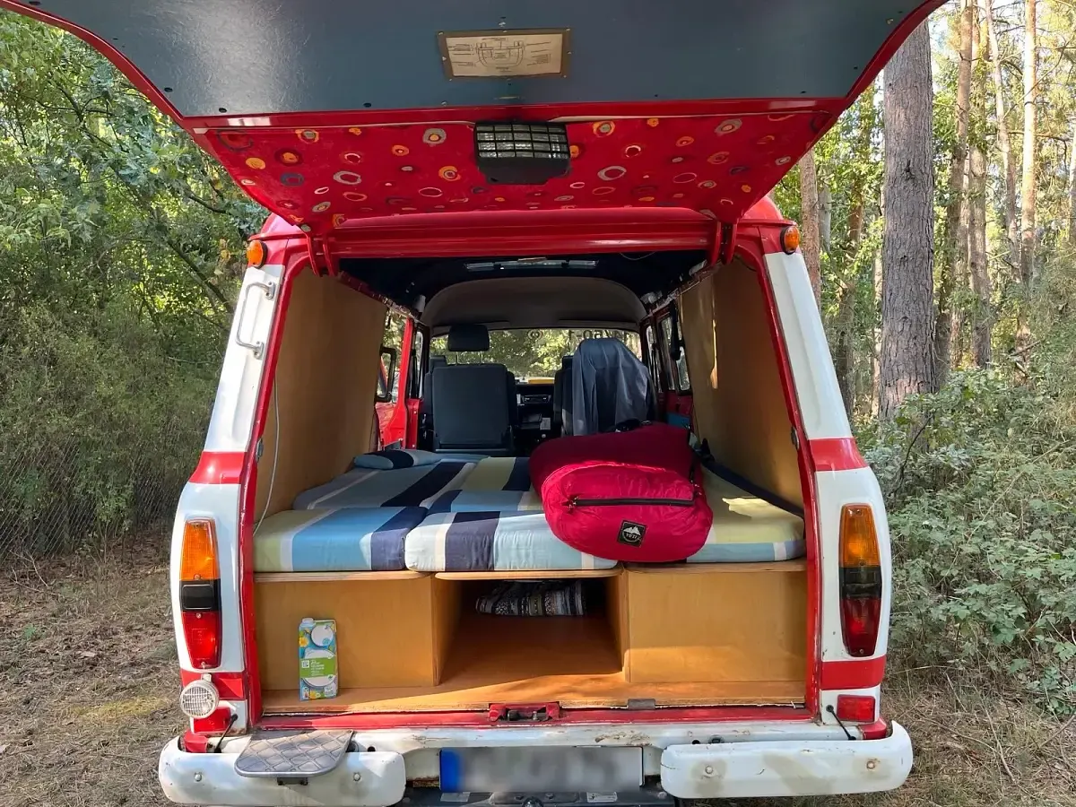 Usata Ford Transit 65 CV (47 kW) 1976 Rosso Monovolume