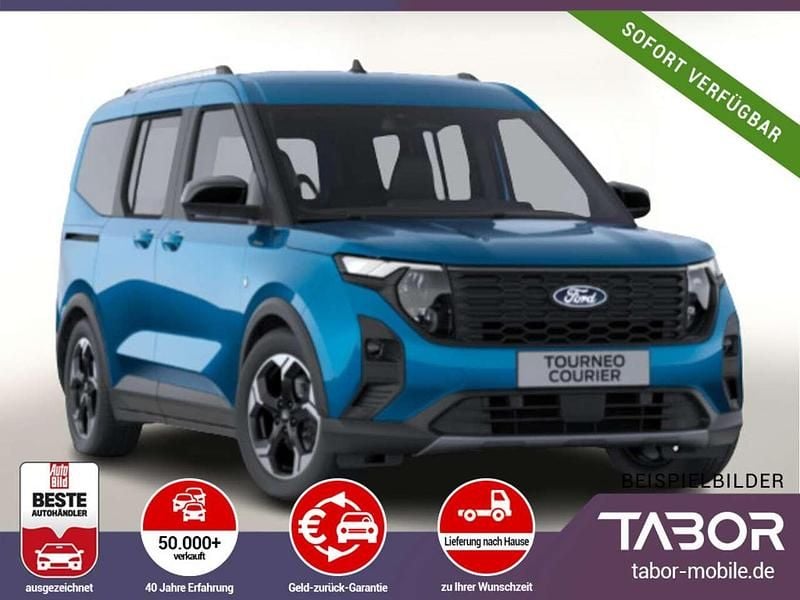 Digital aqua blue metallic Neu 2025 Ford Tourneo Courier Active Van / Kleinbus | 27.634 € (Fairer Preis) - Bild 1/4