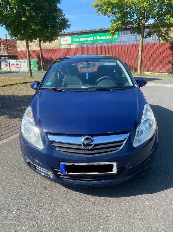 Blau Gebraucht 2009 Opel Corsa Selection Limousine | 2.100 € (Superpreis) - Bild 1/4
