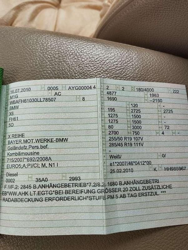 Weiß Gebraucht 2010 BMW X6 SUV | 20.900 € (Fairer Preis) - Bild 1/4