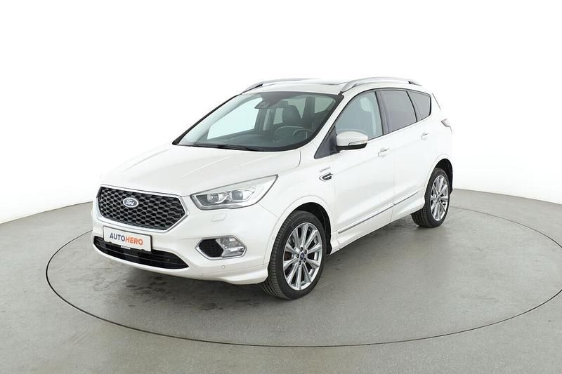 Weiß Gebraucht 2017 Ford Kuga Vignale SUV | 18.410 € (Teuer) - Bild 1/3