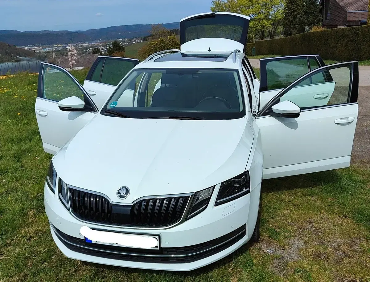 Gebraucht Skoda Octavia Style 116 PS (85 kW) 2019 Weiß Kombi