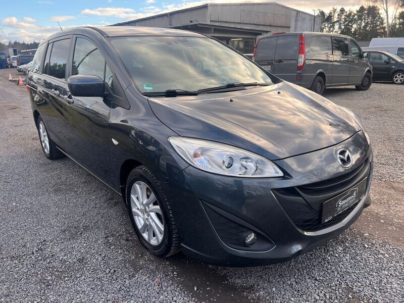 Grau Gebraucht 2012 Mazda 5 Center-Line Van / Kleinbus | 7.999 € (Etwas zu teuer) - Bild 1/4