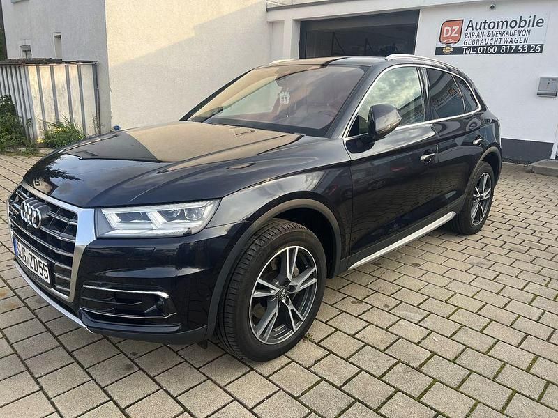 Blau Gebraucht 2018 Audi Q5 Design SUV | 23.890 € (Fairer Preis) - Bild 1/4