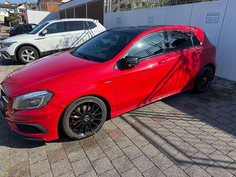 Rot Gebraucht 2014 Mercedes A250 Limousine | 16.600 € (Fairer Preis) - Bild 1/4