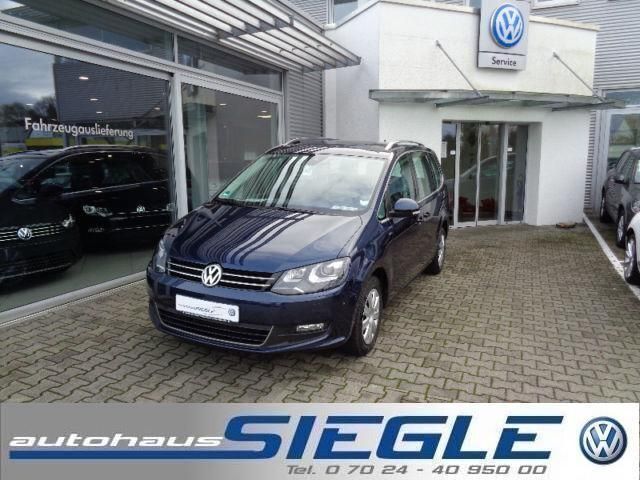 Blau metallic Gebraucht 2013 VW Sharan Life Van / Kleinbus | 21.980 € - Bild 1/4