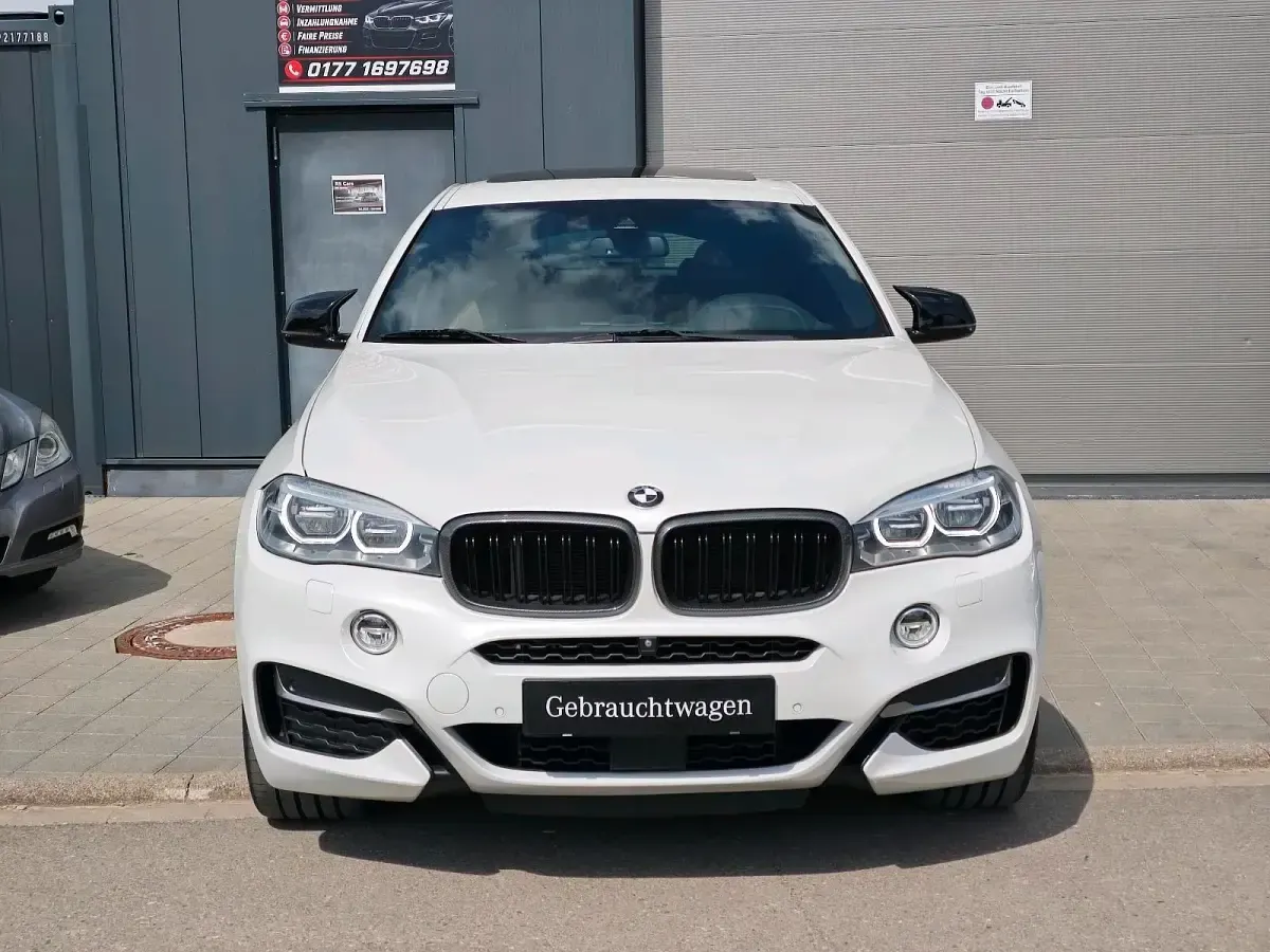Gebraucht BMW X6 M50 381 PS (280 kW) 2015 Weiß SUV