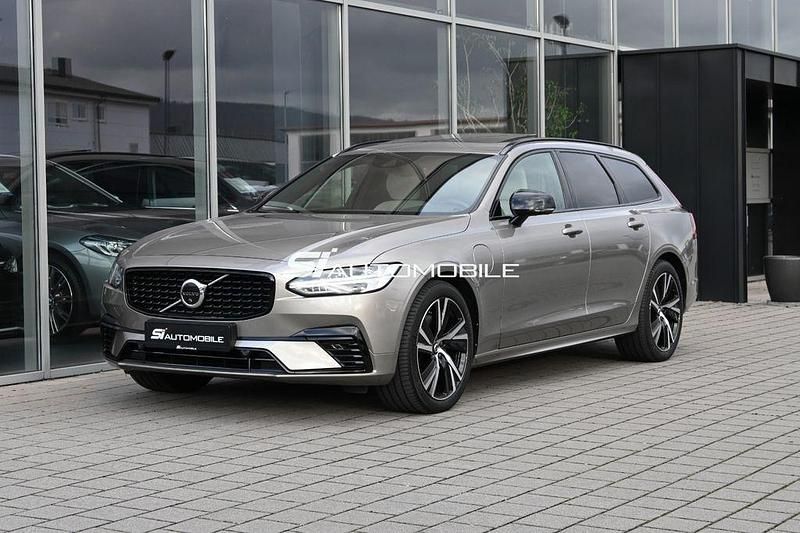 Pebble grey metallic Gebraucht 2021 Volvo V90 R-Design Kombi | 37.950 € (Guter Preis) - Bild 1/4