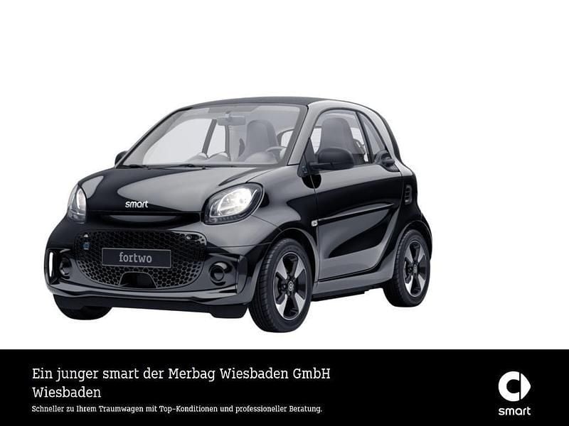 Schwarz Gebraucht 2021 Smart ForTwo Electric Drive Passion | 12.490 € (Etwas zu teuer) - Bild 1/4