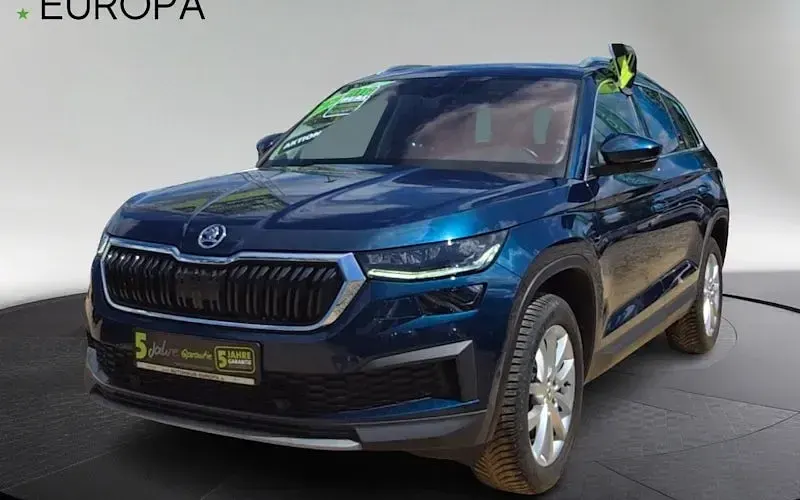 Gebraucht Skoda Kodiaq Style 150 PS (110 kW) 2021 Lavablau metallic SUV