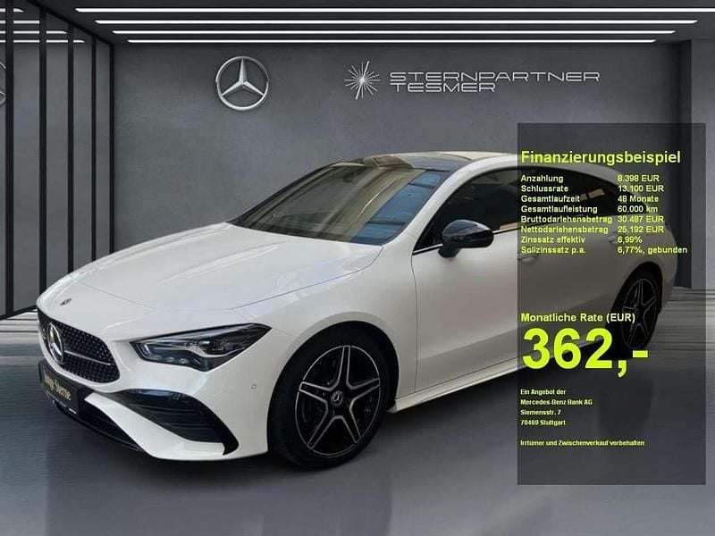 Unilack polarweiß Gebraucht 2024 Mercedes CLA200 AMG Kombi | 32.990 € (Fairer Preis) - Bild 1/3