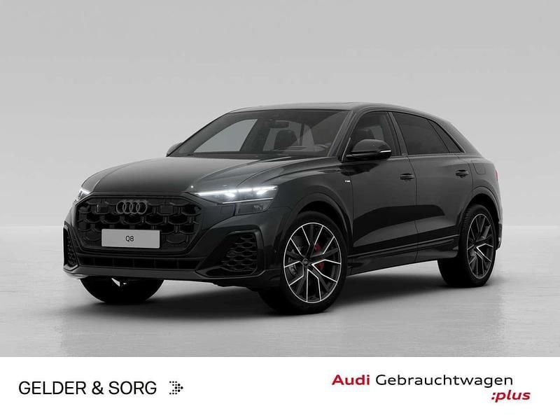 Mythosschwarz metallic Gebraucht 2024 Audi Q8 S-Line SUV | 88.480 € (Superpreis) - Bild 1/3