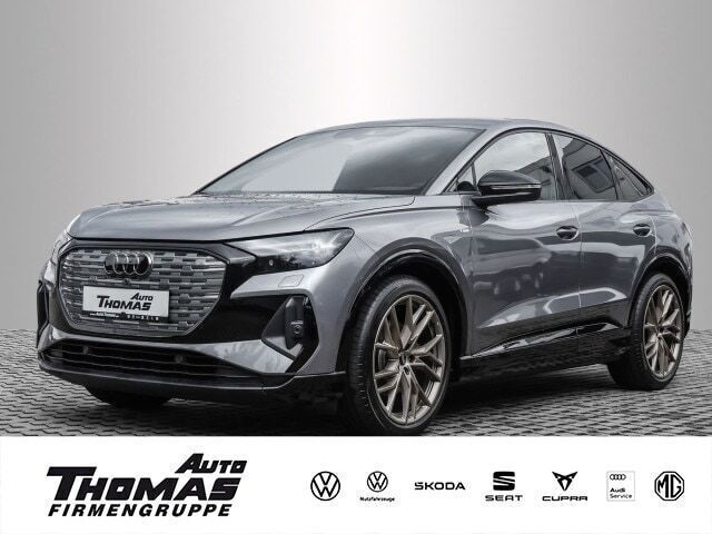 Taifungrau metallic Gebraucht 2022 Audi Q4 Sportback e-tron S-Line SUV | 30.449 € (Guter Preis) - Bild 1/3