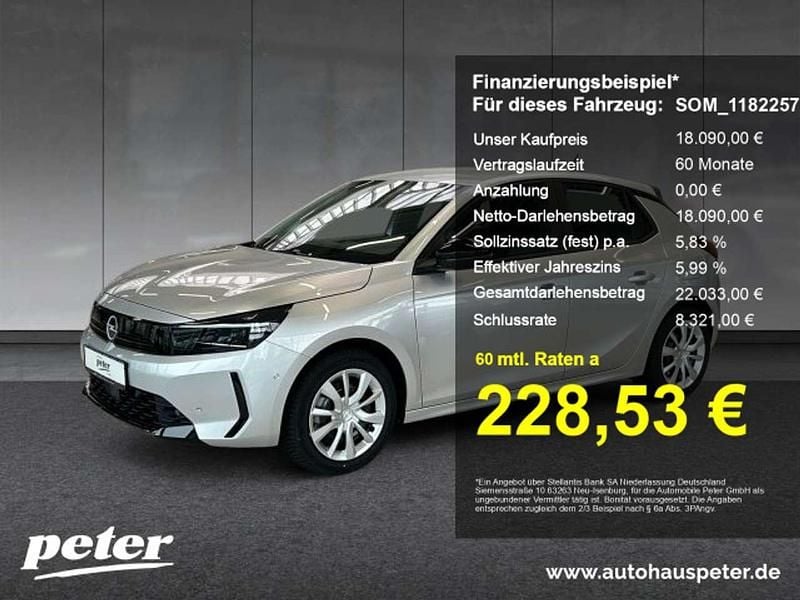 Kristall silber () Gebraucht 2025 Opel Corsa Edition Kleinwagen | 18.090 € (Superpreis) - Bild 1/4