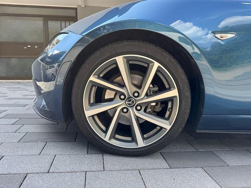 Gebraucht Mazda MX5 Exclusive-Line 184 PS (135 kW) 2018 Blau Cabrio