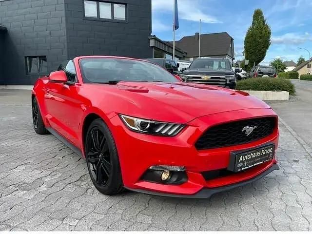 Race red Gebraucht 2017 Ford Mustang Convertible Cabrio | 29.800 € (Teuer) - Bild 1/4