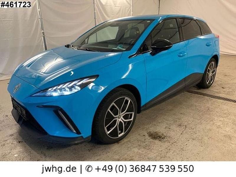 Blau Gebraucht 2023 MG MG4 EV Luxury Kleinwagen | 17.850 € (Fairer Preis) - Bild 1/4