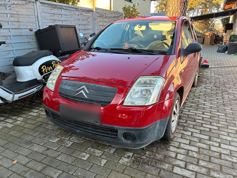 Gebraucht Citroën C2 60 PS (44 kW) 2004 Rot Kleinwagen