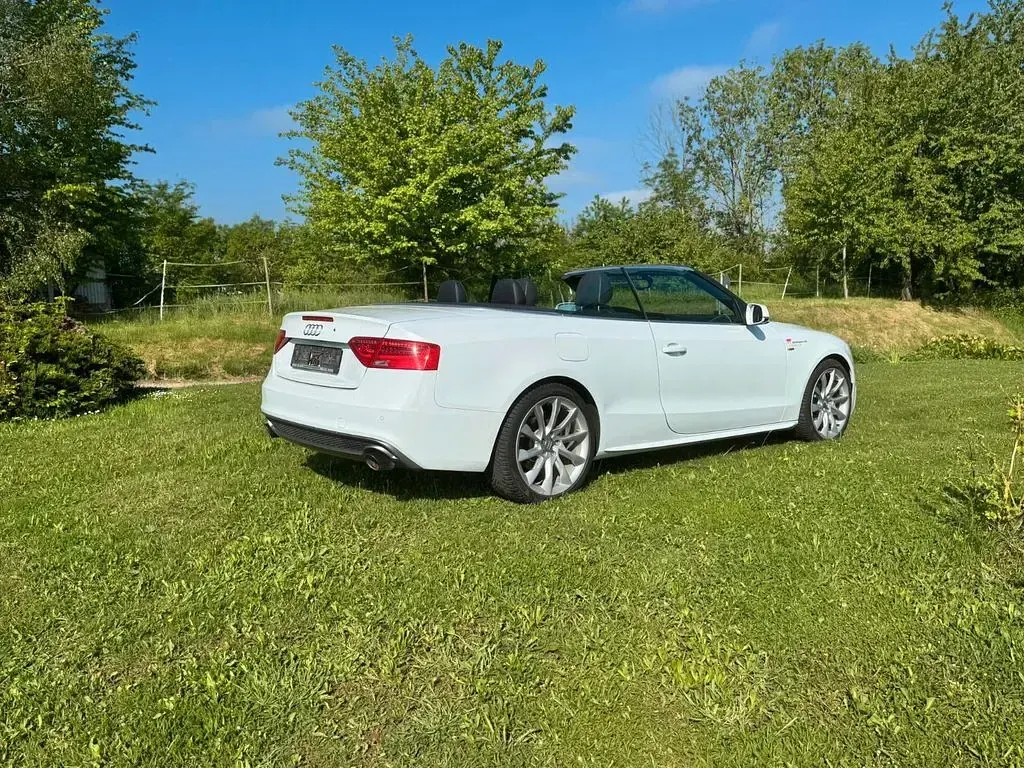 Gebraucht Audi A5 Cabriolet S-Line 245 PS (180 kW) 2014 Weiß Cabrio