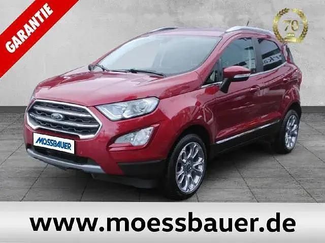 Rot Gebraucht 2018 Ford Ecosport Titanium SUV | 15.495 € (Teuer) - Bild 1/4
