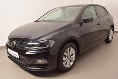 Schwarz metallic Gebraucht 2019 VW Polo Highline Limousine | 20.880 € - Bild 1/4