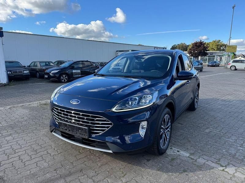 Blau Gebraucht 2021 Ford Kuga Titanium X SUV | 16.900 € (Superpreis) - Bild 1/4