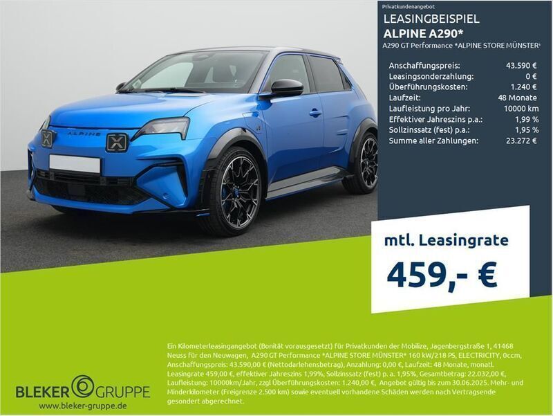 Neu 2025 Alpine A290 Kleinwagen | 43.590 € (Fairer Preis) - Bild 1/3