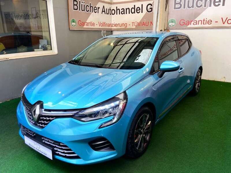 Celadon blue (metallic) Gebraucht 2019 Renault Clio V Experience Limousine | 11.950 € (Fairer Preis) - Bild 1/2