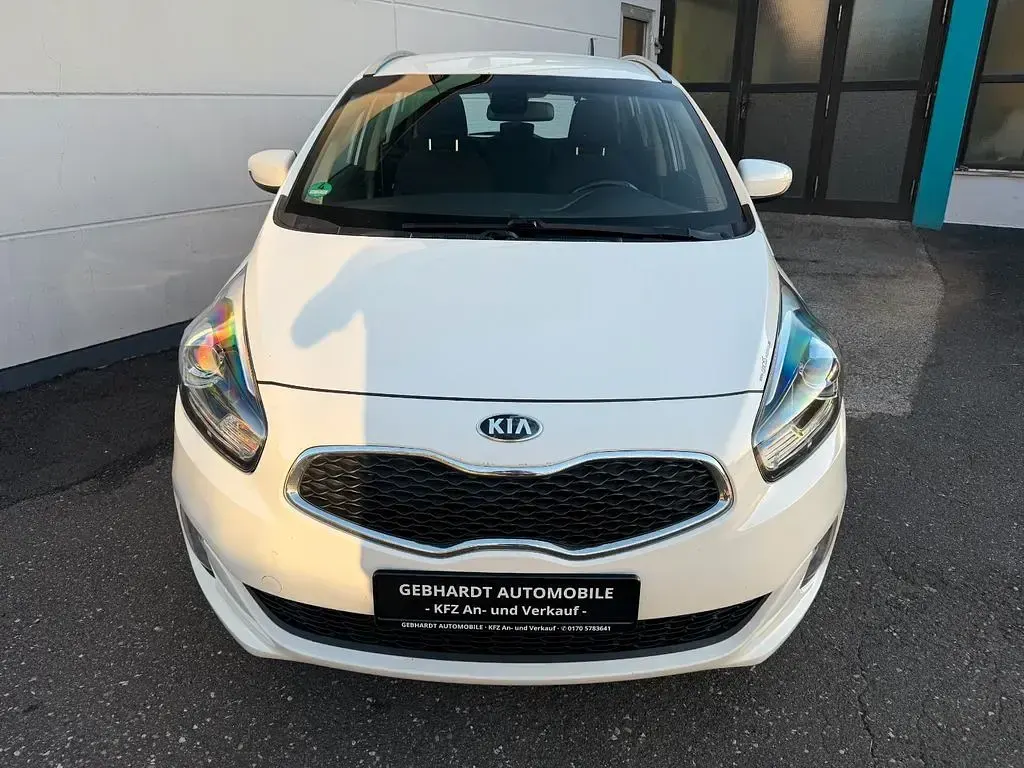 Gebraucht Kia Carens Edition 7 136 PS (100 kW) 2013 Weiß Van / Kleinbus