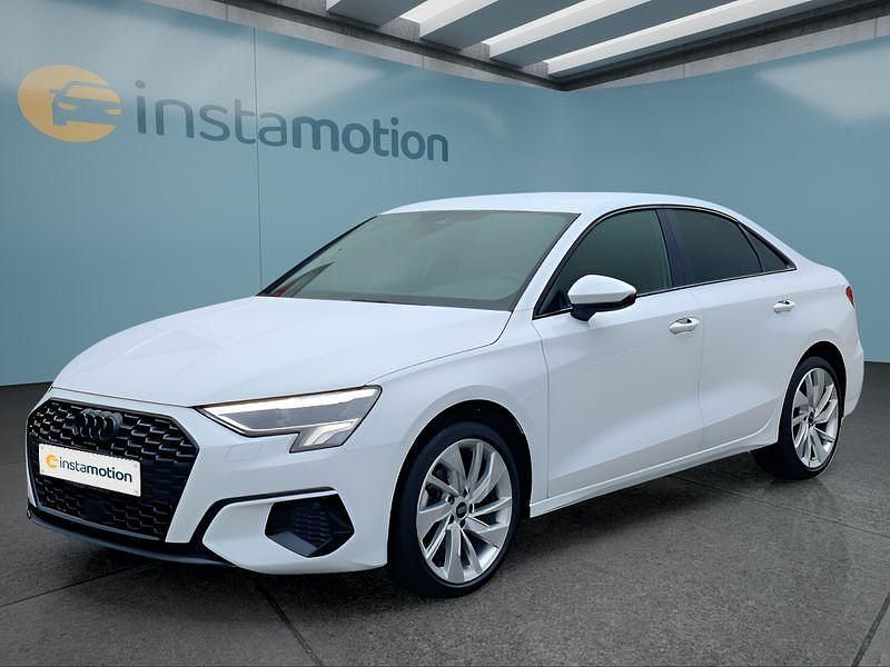 Weiß Gebraucht 2022 Audi A3 Limousine | 30.849 € (Teuer) - Bild 1/4
