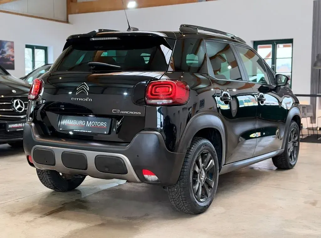 Gebraucht Citroën C3 Aircross PureTech 131 PS (96 kW) 2021 Schwarz SUV
